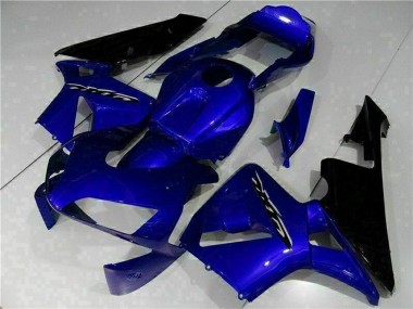 Affordable 2003-2004 Honda CBR600RR Motorcycle Fairing Kits - Blue Glossy Black Australia