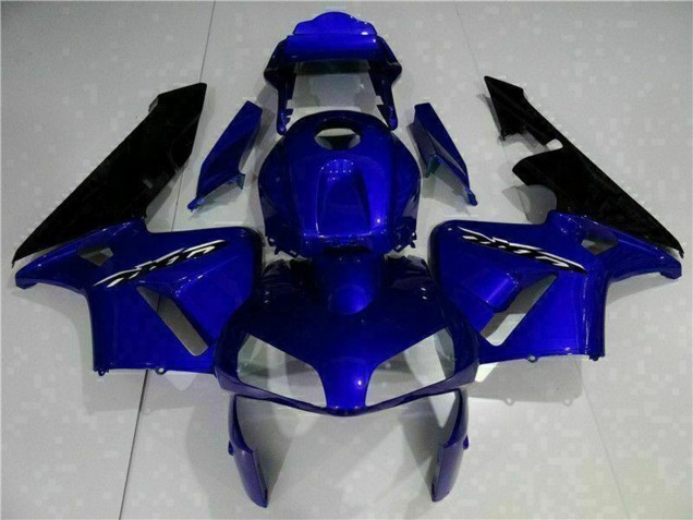 2003-2004 Honda CBR600RR Motorcycle Fairing Kits - Blue Glossy Black Australia