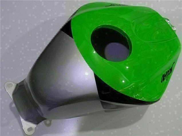 2003-2004 Honda CBR600RR Motorcycle Fairing - Silver Green Glossy Black Australia