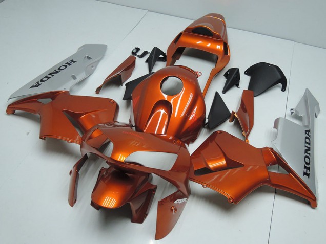 2003-2004 Honda CBR600RR Motorcycle Fairings - Silver Orange Australia