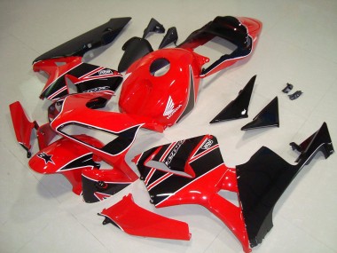 Affordable 2003-2004 Honda CBR600RR Motorbike Fairings - Red Glossy Black Australia