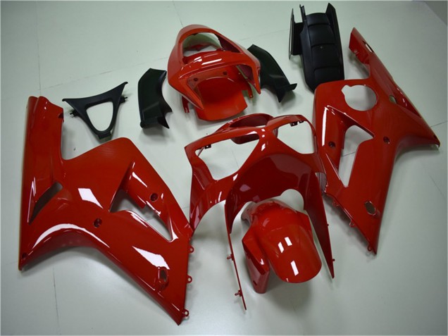 2003-2004 Kawasaki ZX6R Motorcycle Fairing Kits - Red Australia