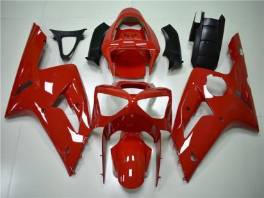 Affordable 2003-2004 Kawasaki ZX6R Motorcycle Fairing Kits - Red Australia
