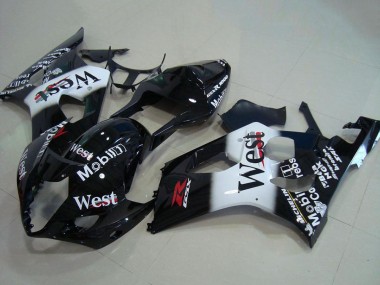 Affordable 2003-2004 Suzuki GSXR 1000 Motorcycle Fairings - Glossy Black White West Red Australia