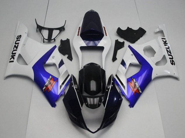2003-2004 Suzuki GSXR 1000 Motorcycle Fairings - White Blue Glossy Black Red Australia