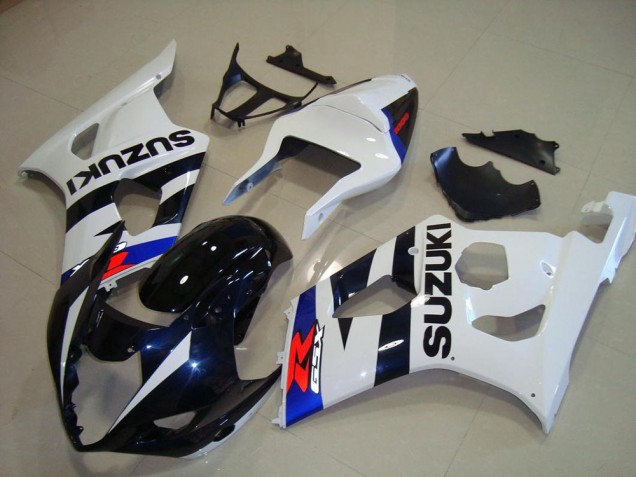 2003-2004 Suzuki GSXR 1000 Motorcycle Fairings - White Blue Dark Blue Red Australia
