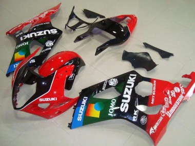 Affordable 2003-2004 Suzuki GSXR 1000 Motorcycle Fairings - Red Black Blue Green JOMO Pepephone Australia