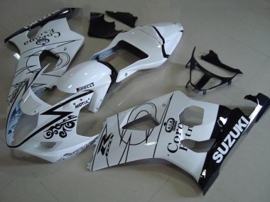 Affordable 2003-2004 Suzuki GSXR 1000 Motorcycle Fairings - White Black Corona Australia