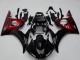 2003-2004 Yamaha YZF R6 Motorcycle Fairing Kits - Glossy Black Red Australia