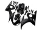 2003-2004 Yamaha YZF R6 Motorcycle Fairings - Glossy Black Matte Black Australia