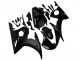 2003-2004 Yamaha YZF R6 Motorcycle Fairings - Glossy Black Matte Black Australia