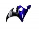 2003-2004 Yamaha YZF R6 Motorcycle Fairings - Blue White Glossy Black Australia
