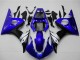 2003-2004 Yamaha YZF R6 Motorcycle Fairings - Blue White Glossy Black Australia