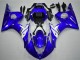 2003-2004 Yamaha YZF R6 Motorcycle Fairings - Blue White Australia
