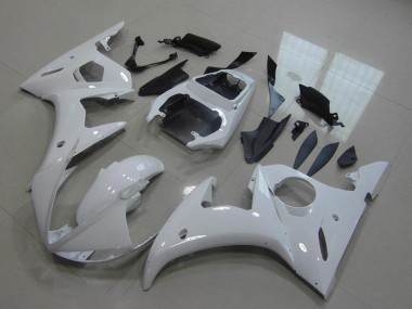 Affordable 2003-2004 Yamaha YZF R6 Motorcycle Fairings - Glossy White Australia