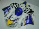 2004-2005 Honda CBR1000RR Motorcycle Fairing - White Blue Yellow Rothmans Australia