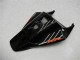 2004-2005 Honda CBR1000RR Motorcycle Fairings - Glossy Black Red Flame Australia
