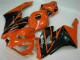 2004-2005 Honda CBR1000RR Motorcycle Fairings - Orange Glossy Black Australia