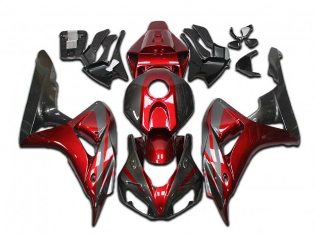 2004-2005 Honda CBR1000RR Motorcycle Fairings - Red Grey Glossy Black Australia