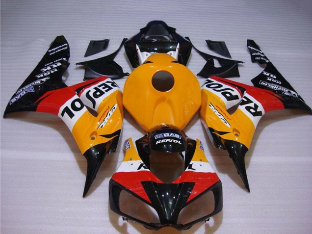 2004-2005 Honda CBR1000RR Bike Fairings - Orange White Red Glossy Black Repsol Australia