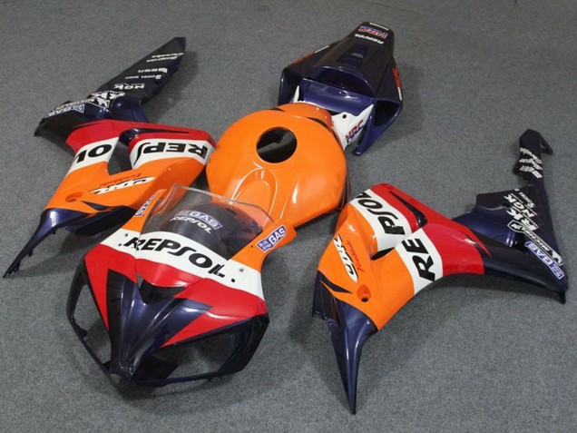 2006-2007 Honda CBR1000RR Motorcycle Fairing - Orange White Red Blue Repsol Australia