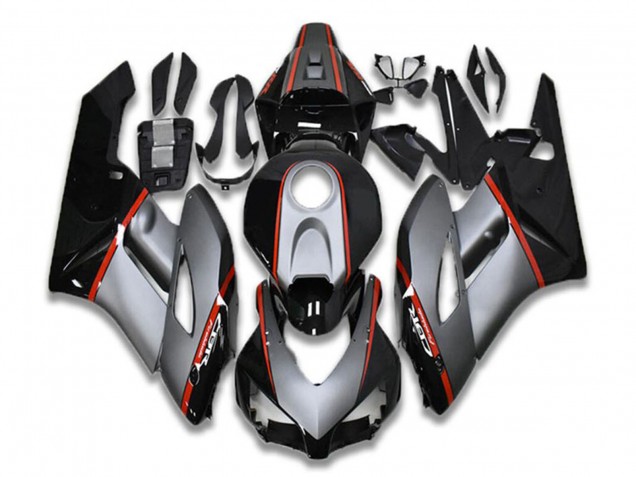 2004-2005 Honda CBR1000RR Motorcycle Fairings - Grey Red Glossy Black Australia