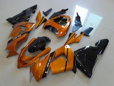 Affordable 2004-2005 Kawasaki ZX10R Motorcycle Fairings - Gold Black Australia