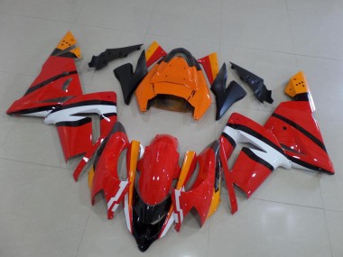 Affordable 2004-2005 Kawasaki ZX10R Motorcycle Fairings - Orange Black and White Australia