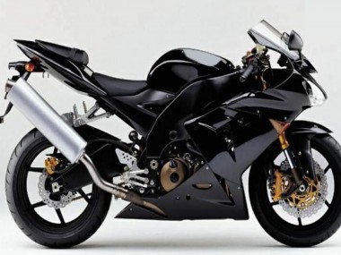 Affordable 2004-2005 Kawasaki ZX10R Motorcycle Fairings - Glossy Black Matte Black Australia
