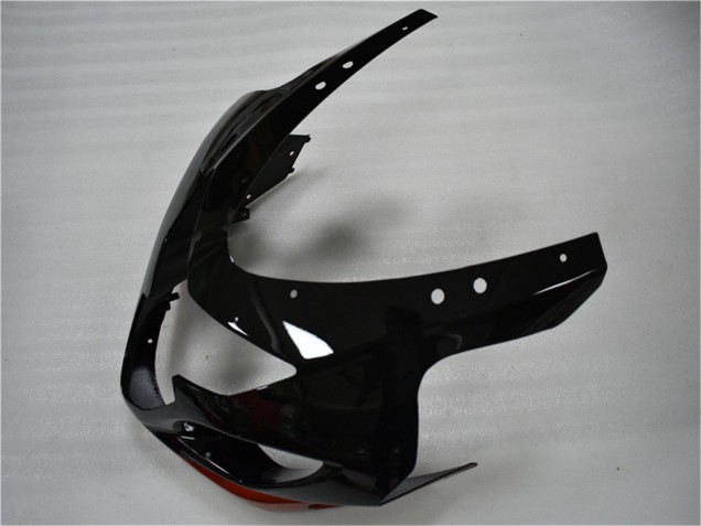 2004-2005 Suzuki GSXR 600/750 Motorcycle Fairings - Glossy Black Red Stripe Australia