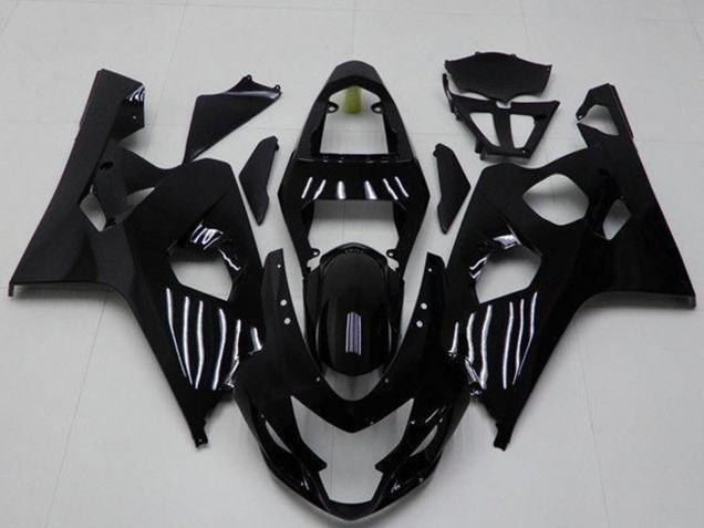 2004-2005 Suzuki GSXR 600/750 Motorcycle Fairings - Glossy Black Australia