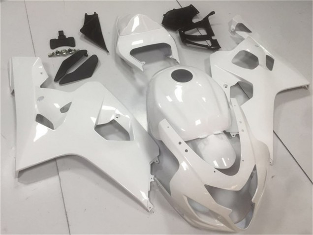 2004-2005 Suzuki GSXR 600/750 Motorcycle Fairings - Glossy White Australia