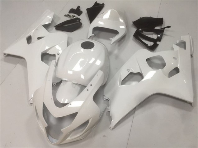 2004-2005 Suzuki GSXR 600/750 Motorcycle Fairings - Glossy White Australia