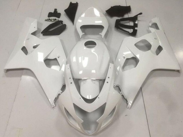 2004-2005 Suzuki GSXR 600/750 Motorcycle Fairings - Glossy White Australia