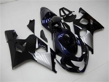 Affordable 2004-2005 Suzuki GSXR 600/750 Motorcycle Fairings - Glossy Black Silver Blue Australia