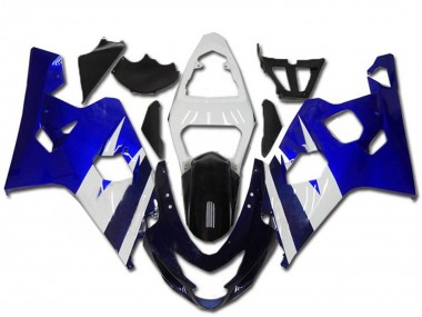 Affordable 2004-2005 Suzuki GSXR 600/750 Motorcycle Fairing Kits - White Blue Black Australia