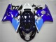 2004-2005 Suzuki GSXR 600/750 Motorcycle Fairing - White Blue Black Australia