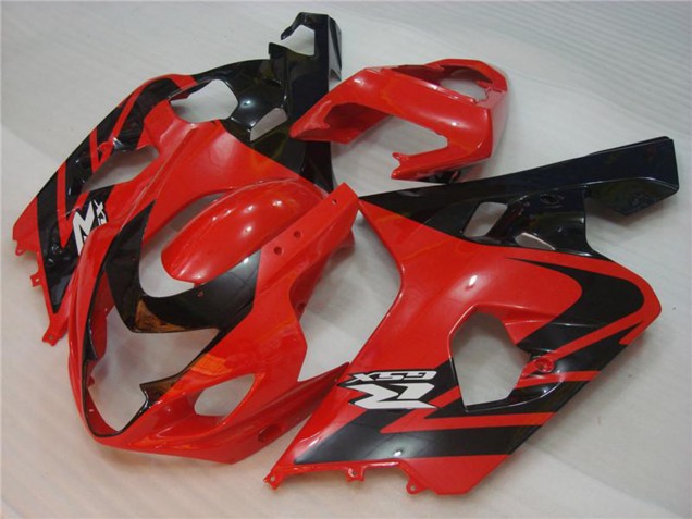 2004-2005 Suzuki GSXR 600/750 Motorcycle Fairings - Red Black Australia