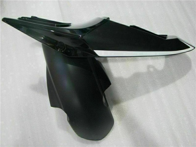2004-2005 Suzuki GSXR 600/750 Motorcycle Fairings - Glossy Black Matte Black Red Decal Australia