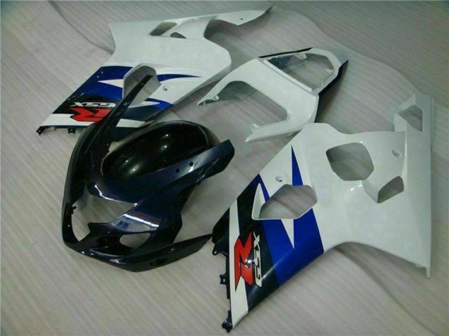 2004-2005 Suzuki GSXR 600/750 Motorcycle Fairings - White Blue Glossy Black Red Australia