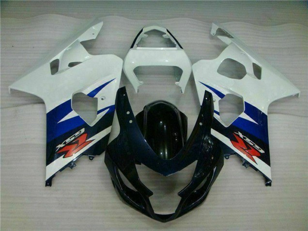 2004-2005 Suzuki GSXR 600/750 Motorcycle Fairings - White Blue Glossy Black Red Australia