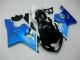 2004-2005 Suzuki GSXR 600/750 Motorcycle Fairings - White Blue Black Australia