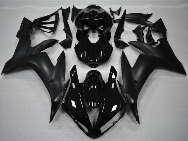 2004-2006 Yamaha YZF R1 Motorcycle Fairings - Glossy Black Matte Black Australia
