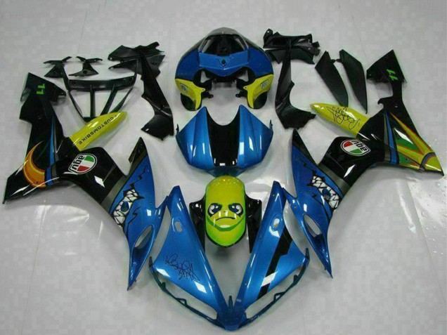 2004-2006 Yamaha YZF R1 Motorcycle Fairings - Blue Yellow Shark Australia