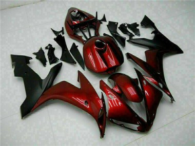 Affordable 2004-2006 Yamaha YZF R1 Motorcycle Fairings - Maroon Red Matte Black Australia
