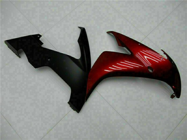 2004-2006 Yamaha YZF R1 Motorcycle Fairings - Maroon Red Matte Black Australia