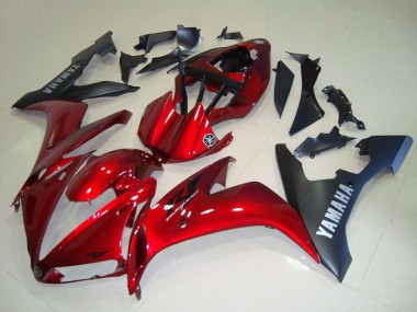 Affordable 2004-2006 Yamaha YZF R1 Motorcycle Fairing - Red Matte Black Australia