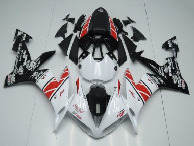 Affordable 2004-2006 Yamaha YZF R1 Motorcycle Fairings - White Red Black Castrol Australia