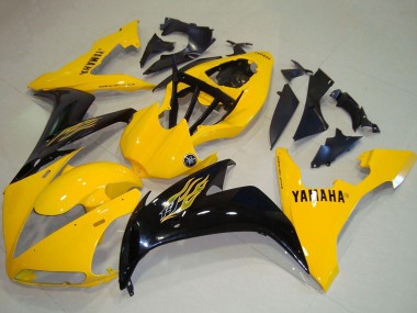 Affordable 2004-2006 Yamaha YZF R1 Motorcycle Fairings - Yellow Glossy Black Australia