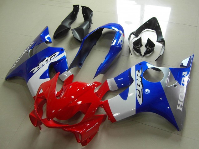 2004-2007 Honda CBR600 F4i Motorcycle Fairings - Blue White Red Grey Australia
